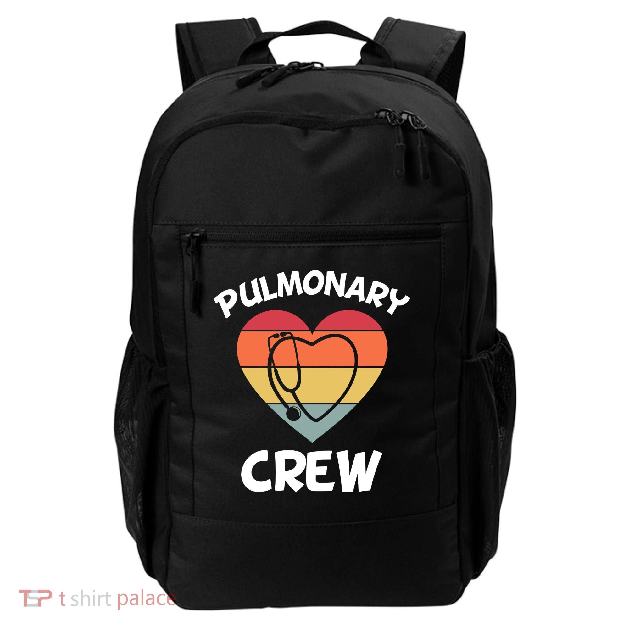 Respiratory Therapy Lung Doctor Pulmonary Crew Asthma Nurse Gift Backpack