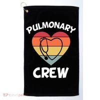 Respiratory Therapy Lung Doctor Pulmonary Crew Asthma Nurse Gift Golf Towel thumb 0