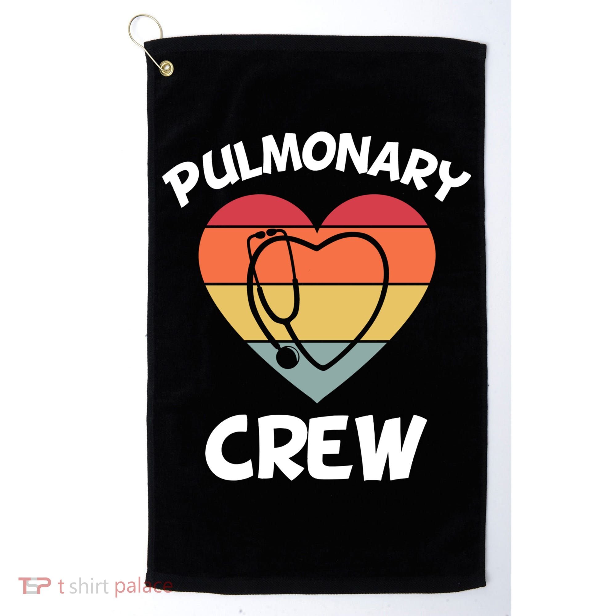 Respiratory Therapy Lung Doctor Pulmonary Crew Asthma Nurse Gift Golf Towel