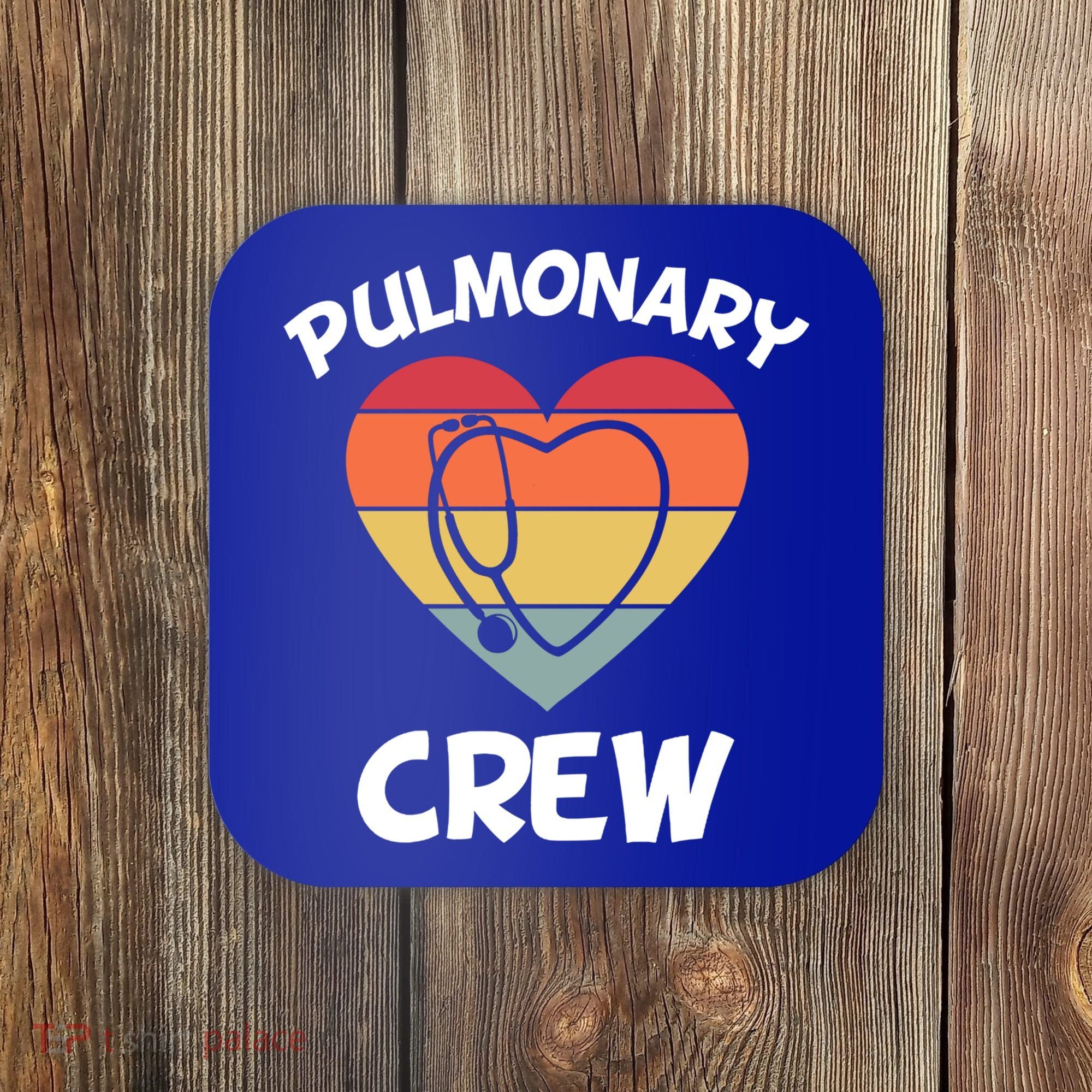 Respiratory Therapy Lung Doctor Pulmonary Crew Asthma Nurse Gift Coaster
