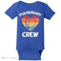 Respiratory Therapy Lung Doctor Pulmonary Crew Asthma Nurse Gift Baby Bodysuit thumb 0