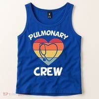 Respiratory Therapy Lung Doctor Pulmonary Crew Asthma Nurse Gift Tank Top thumb 2