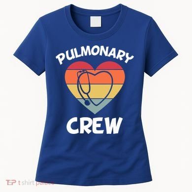 Respiratory Therapy Lung Doctor Pulmonary Crew Asthma Nurse Gift Women's T-Shirt