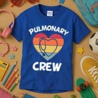 Respiratory Therapy Lung Doctor Pulmonary Crew Asthma Nurse Gift Kids T-Shirt thumb 3