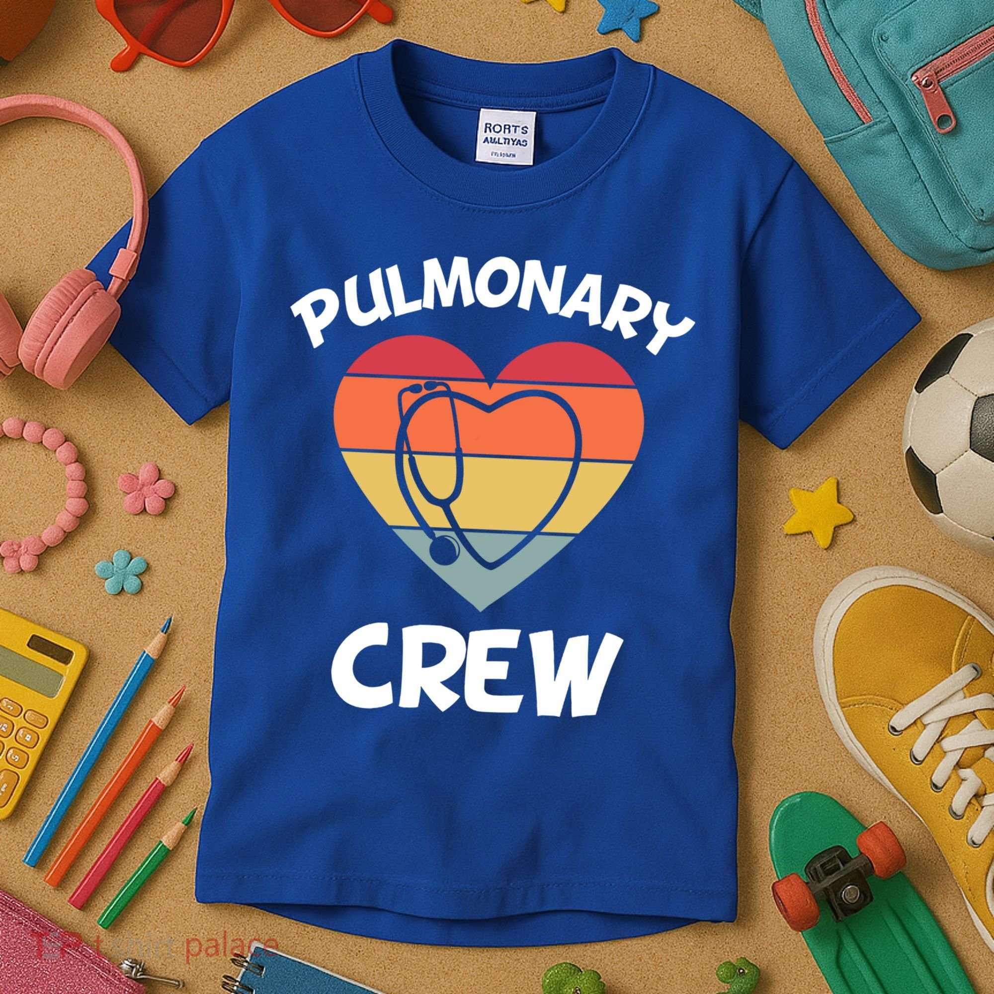 Respiratory Therapy Lung Doctor Pulmonary Crew Asthma Nurse Gift Kids T-Shirt