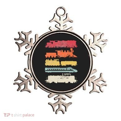 Retro Trains Lovers Vintage Railroad Train Christmas Ornament