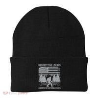 Respect The Locals Bigfoot National Park Bigfoot Beanie thumb 0