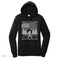 Respect The Locals Bigfoot National Park Bigfoot Women's Hoodie thumb 0