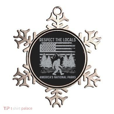 Respect The Locals Bigfoot National Park Bigfoot Ornament