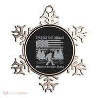 Respect The Locals Bigfoot National Park Bigfoot Ornament thumb 0
