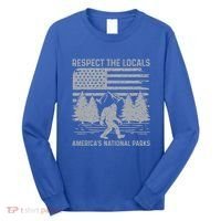 Respect The Locals Bigfoot National Park Bigfoot Long Sleeve Shirt thumb 0