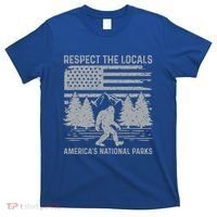 Respect The Locals Bigfoot National Park Bigfoot T-Shirt thumb 0