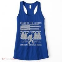 Respect The Locals Bigfoot National Park Bigfoot Women's Tank Top thumb 0