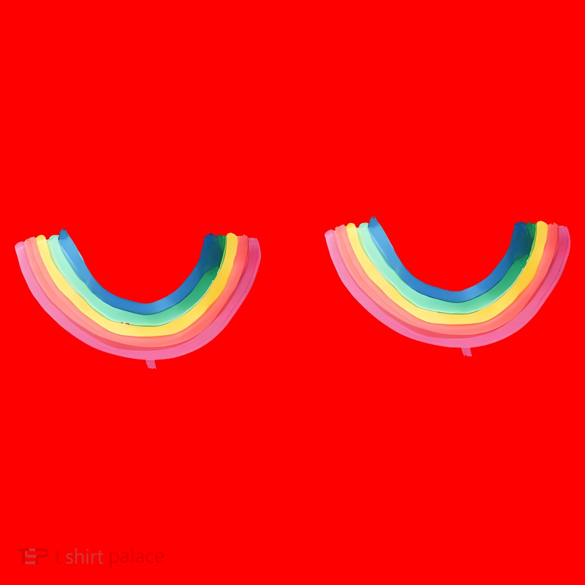 Rainbow Titties Lgbt Queer Santa Hat
