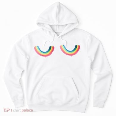 Rainbow Titties Lgbt Queer Hoodie