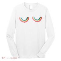 Rainbow Titties Lgbt Queer Long Sleeve Shirt thumb 0