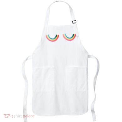 Rainbow Titties Lgbt Queer Apron