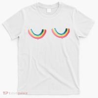 Rainbow Titties Lgbt Queer T-Shirt thumb 0