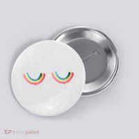 Rainbow Titties Lgbt Queer Button thumb 0