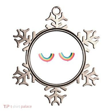 Rainbow Titties Lgbt Queer Ornament