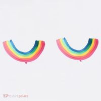 Rainbow Titties Lgbt Queer Hat thumb 2