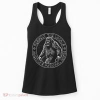 Respect The Locals Bigfoot Sasquatch American National Parks Women's Tank Top thumb 0