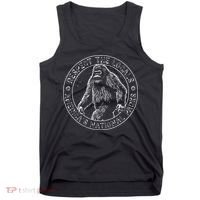 Respect The Locals Bigfoot Sasquatch American National Parks Tank Top thumb 0
