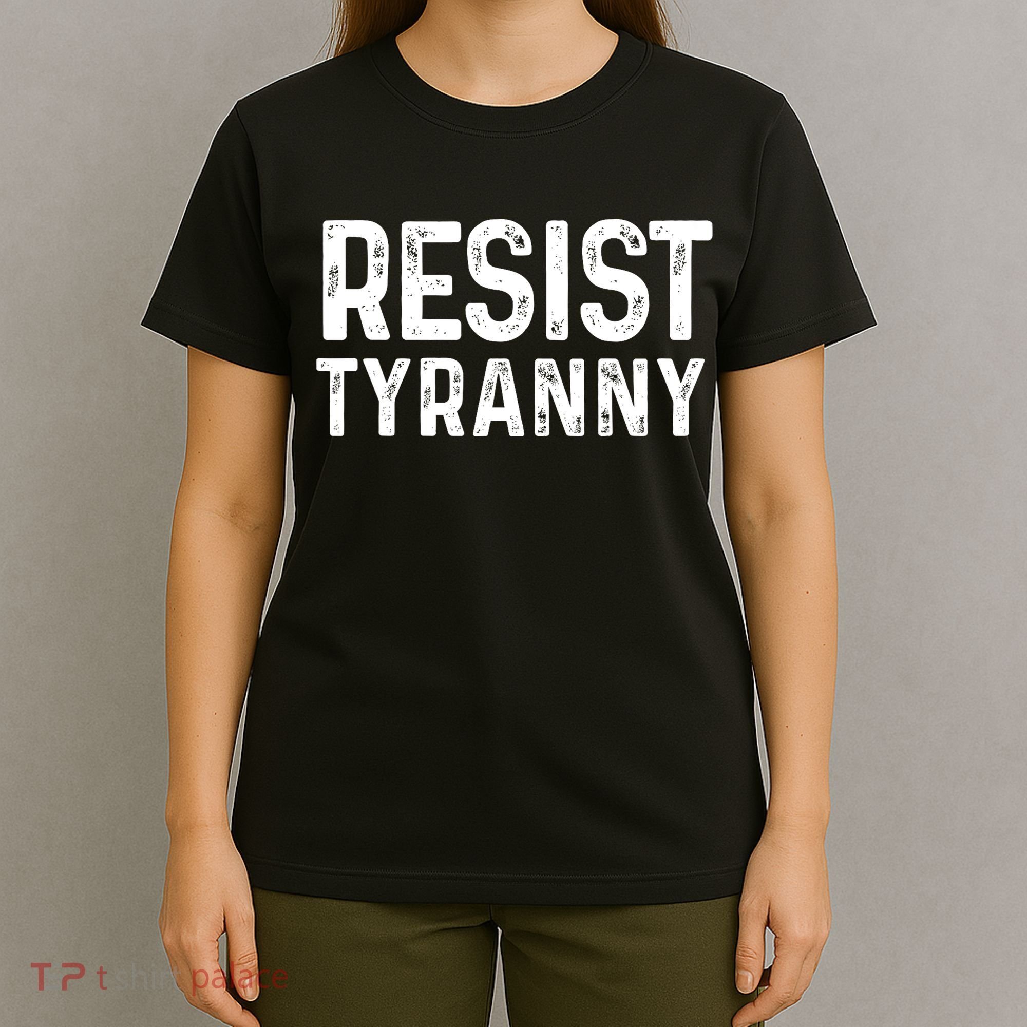 Resist Tyranny Libertarian Conservative USA Liberty Freedom T-Shirt