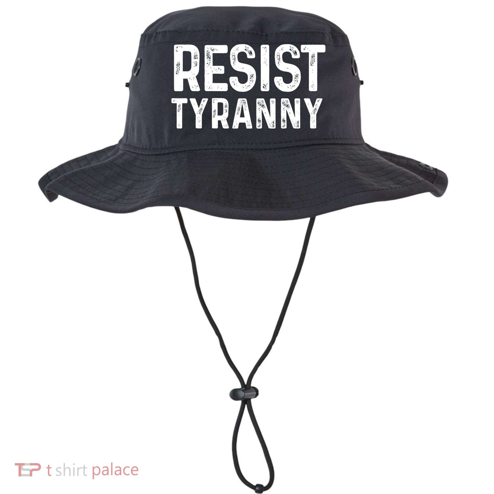 Resist Tyranny Libertarian Conservative USA Liberty Freedom Bucket Hat