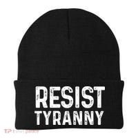 Resist Tyranny Libertarian Conservative USA Liberty Freedom Beanie thumb 0