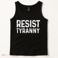 Resist Tyranny Libertarian Conservative USA Liberty Freedom Tank Top thumb 2