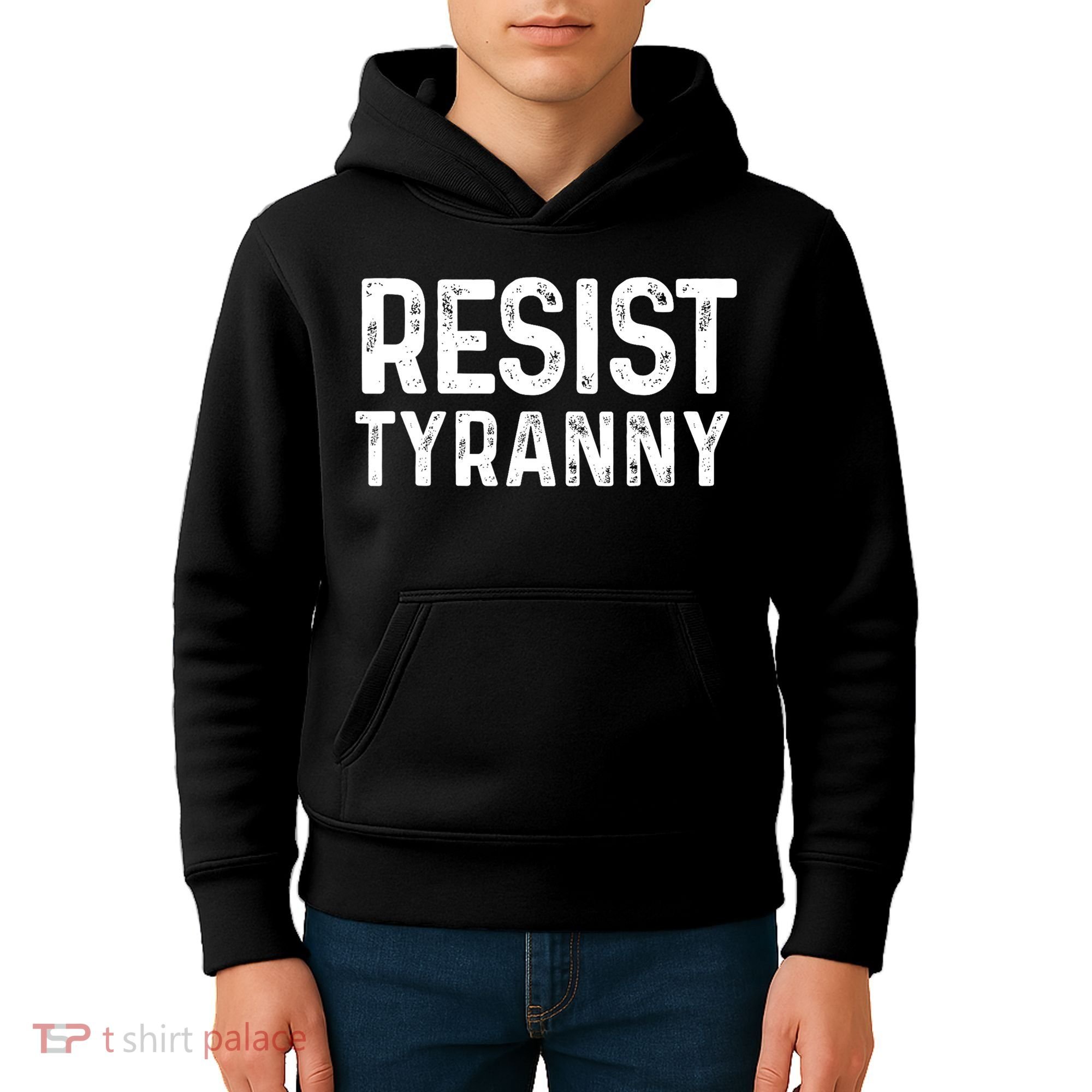 Resist Tyranny Libertarian Conservative USA Liberty Freedom Kids Hoodie