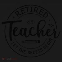 Retired Teacher Let The Recess Begin Summer Teacher Vacation Coaster thumb 2