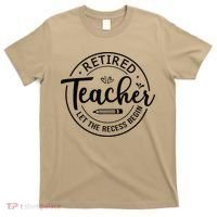 Retired Teacher Let The Recess Begin Summer Teacher Vacation T-Shirt thumb 0