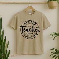 Retired Teacher Let The Recess Begin Summer Teacher Vacation T-Shirt thumb 2