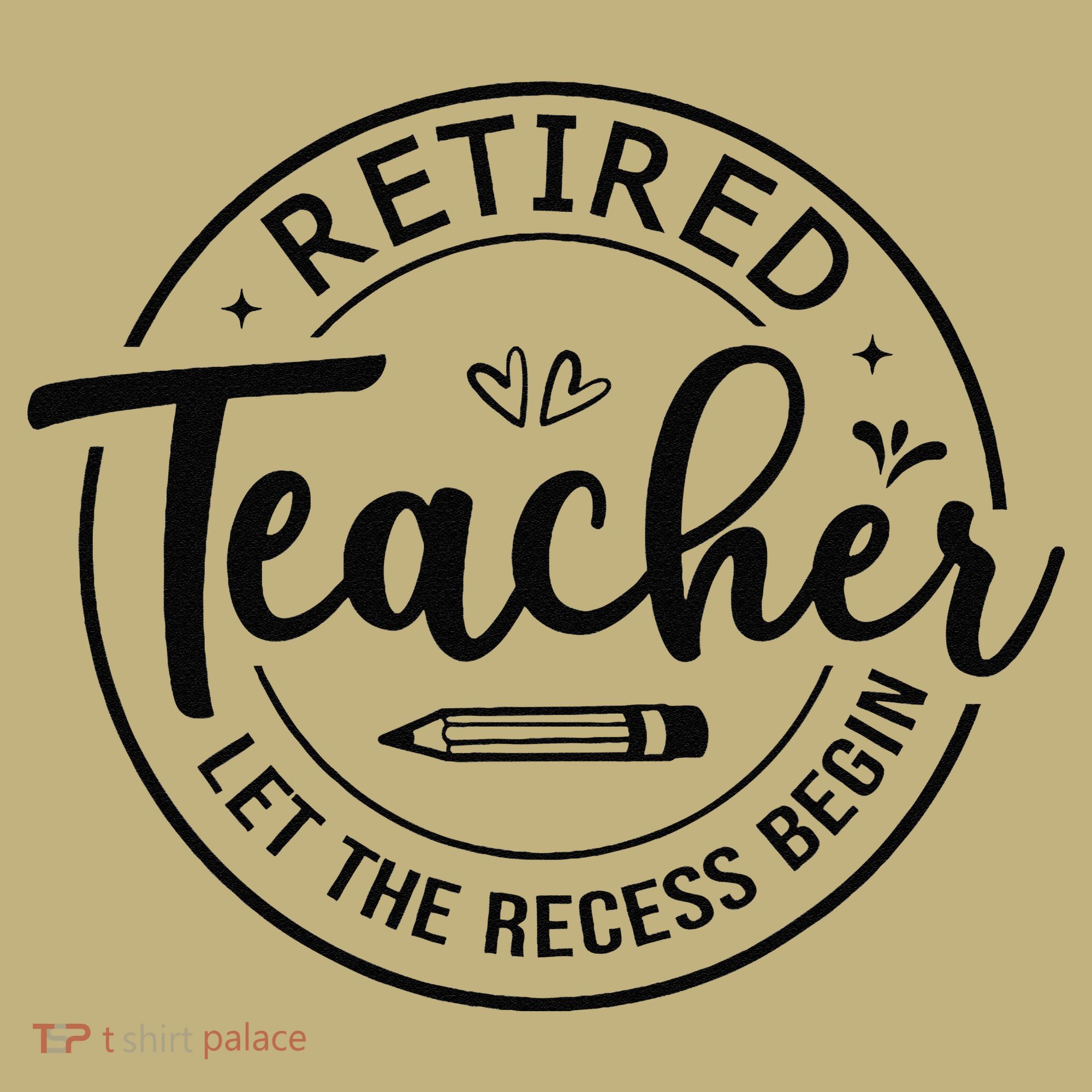 Retired Teacher Let The Recess Begin Summer Teacher Vacation Mousepad