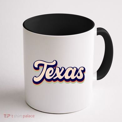 Retro Texas Logo Coffee Mug back