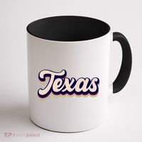 Retro Texas Logo Coffee Mug thumb 1