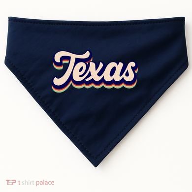 Retro Texas Logo USA-Made Doggie Bandana