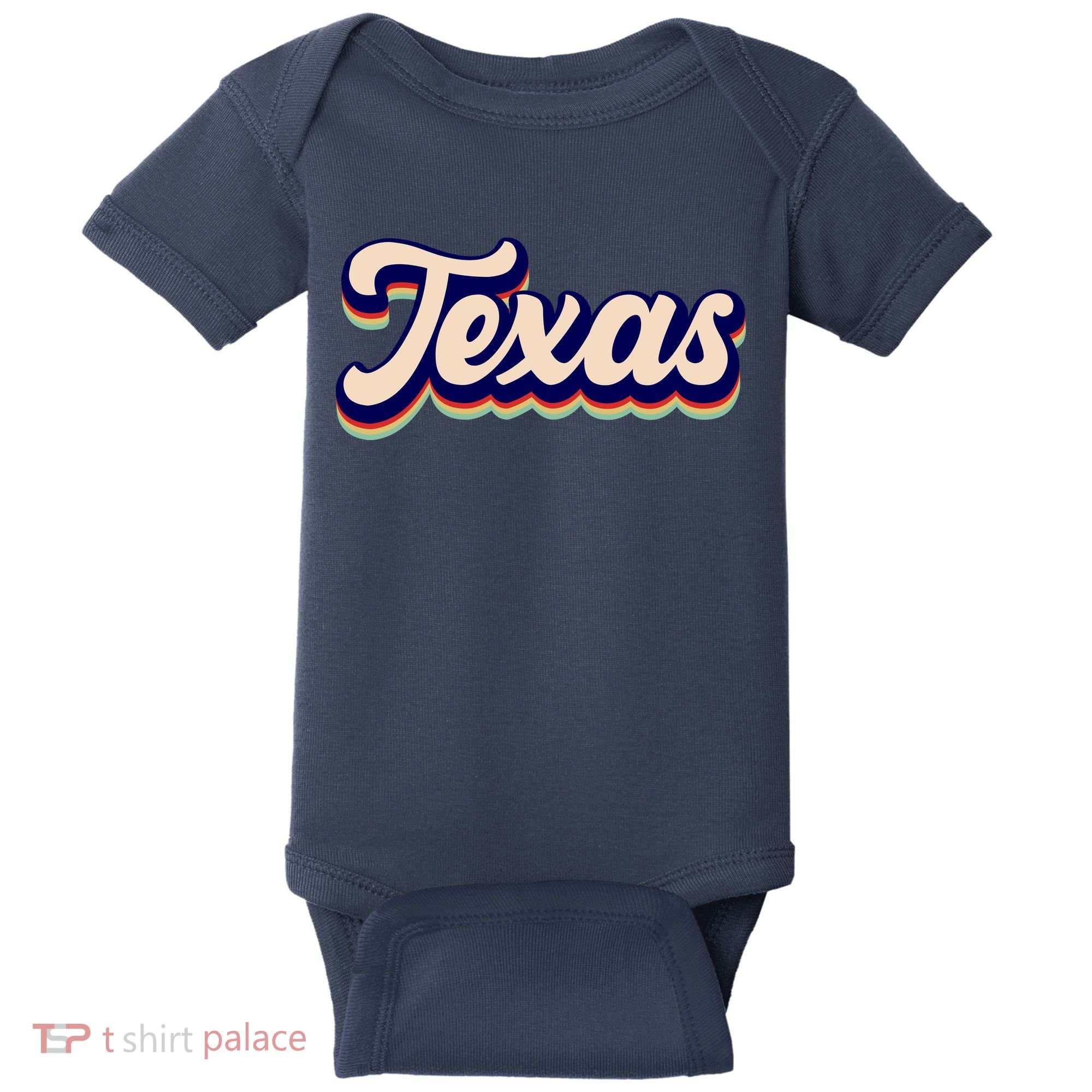 Retro Texas Logo Baby Bodysuit