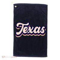 Retro Texas Logo Golf Towel thumb 0
