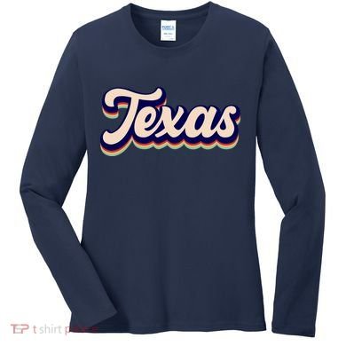 Retro Texas Logo Women's Long Sleeve Shirt