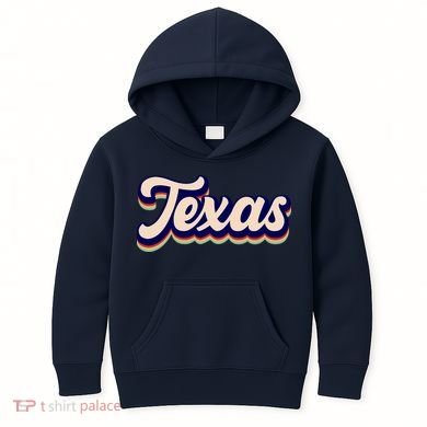 Retro Texas Logo Kids Hoodie
