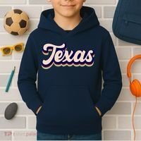 Retro Texas Logo Kids Hoodie thumb 2