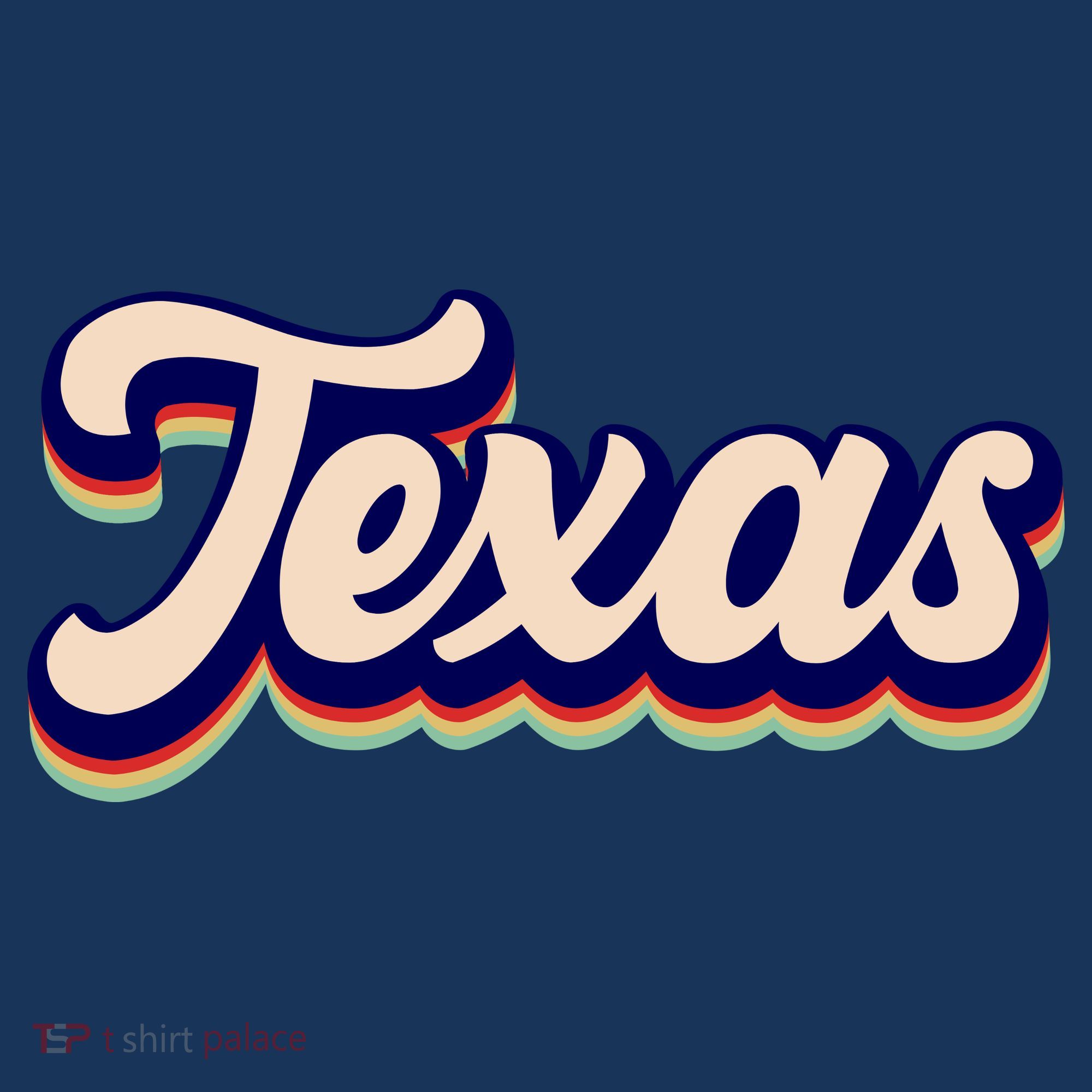 Retro Texas Logo Kids Long Sleeve Shirt