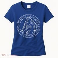 Respect The Locals Bigfoot Sasquatch American National Parks Women's T-Shirt thumb 0