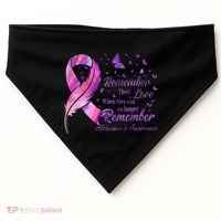 Remember Their Love Alzheimers Awareness USA-Made Doggie Bandana thumb 0