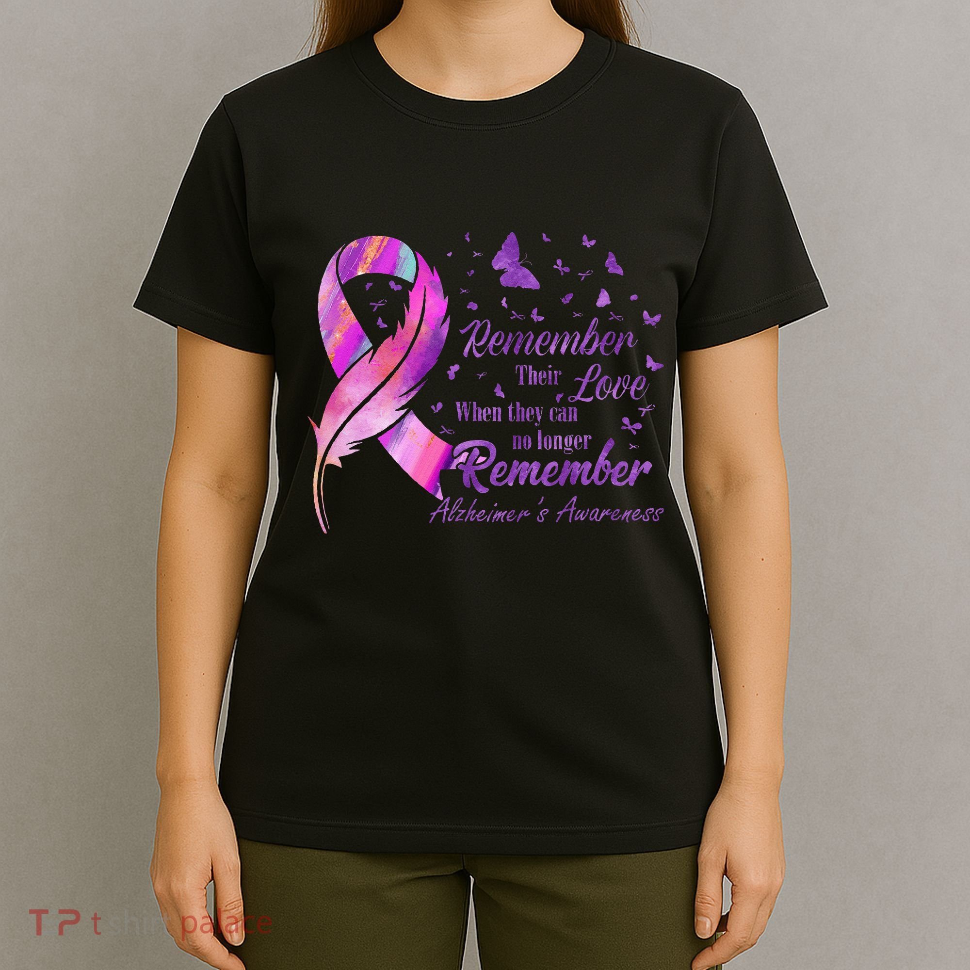 Remember Their Love Alzheimers Awareness T-Shirt