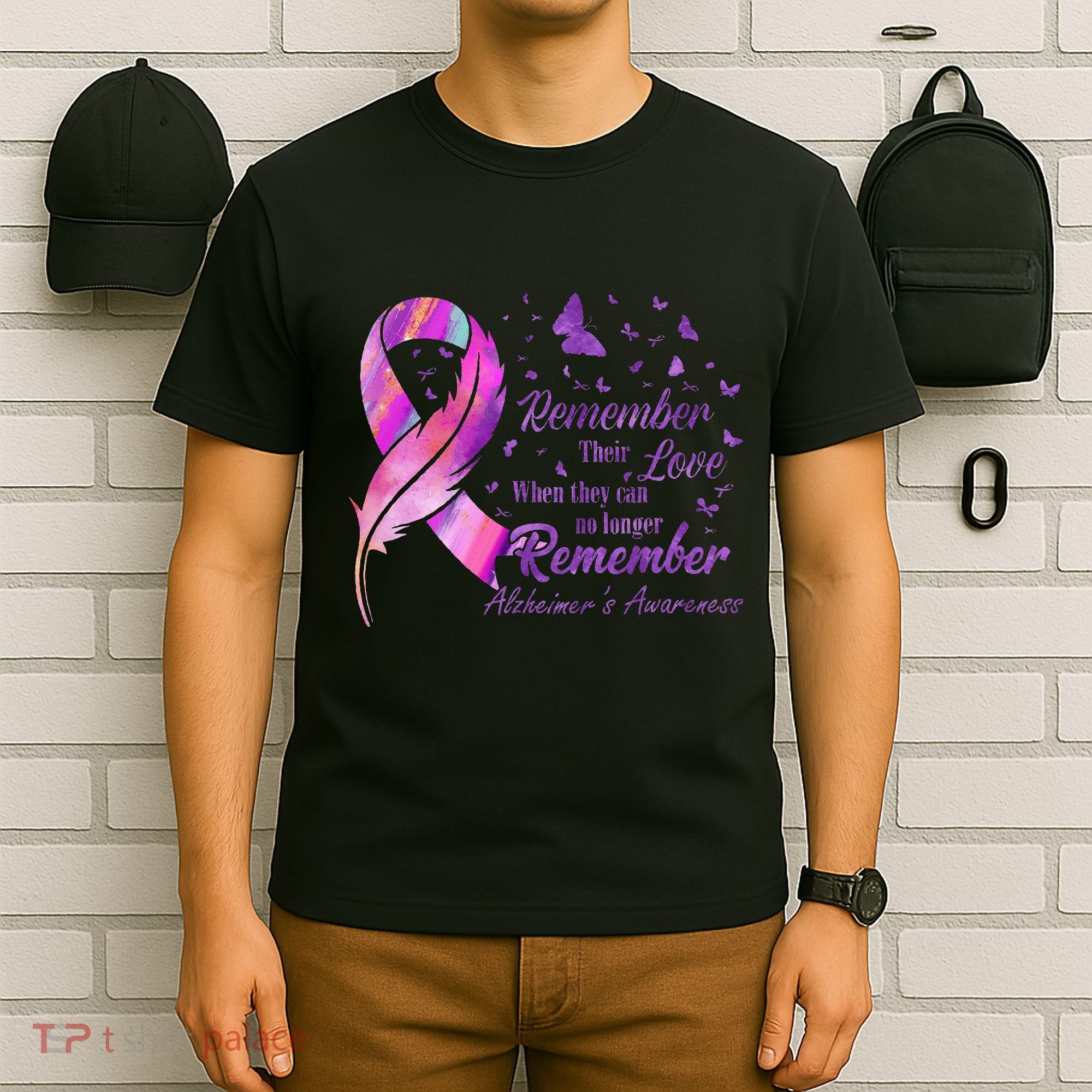 Remember Their Love Alzheimers Awareness T-Shirt