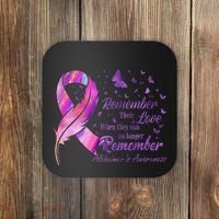 Remember Their Love Alzheimers Awareness Coaster thumb 0